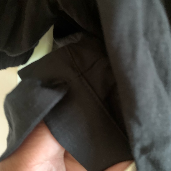 Black, BCBG top- tie with thread-thru to wrap. Adorable! New, with tags! - Picture 4 of 5